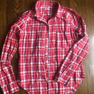 Hollister button up Flannel Shirt